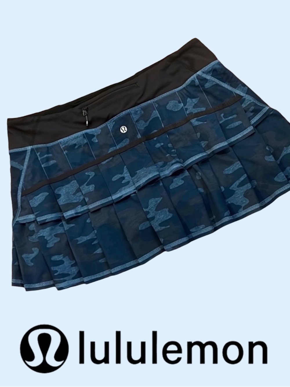 lululemon • HTF Camo Oil Slick Pace Setter Skirt || 10 Reg - Picture 7 of 7
